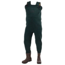 Durable Fly Fishing Neoprene Chest Wader with Rubber Boots from China